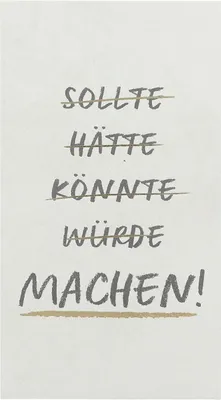 Produktbild von Postkarte Hello you 29-Sollte hätte könnte würde machen!