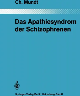 Produktbild von Das Apathiesyndrom der Schizophrenen