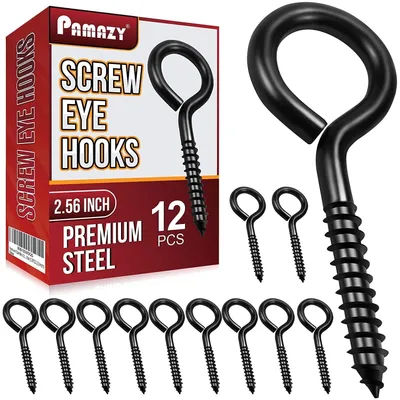 Obrázek produktu pro 12 kusů černých oky pro upevnění