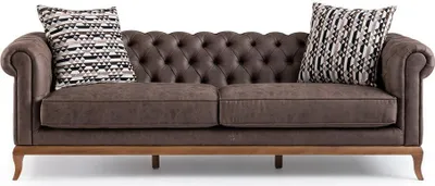 Produktbild von Sofa 3 Sitzer 3er Couch Loungesofa Polstersofa Chesterfield