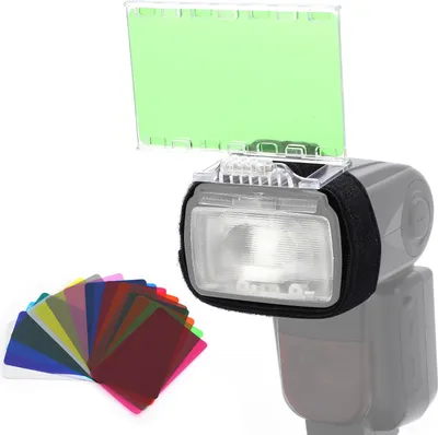Produktbild von 18-teiliges Kamera-Gel-Filter-Set, Transparenz, Farbfilm, Kunststoffplatten, Korrektur für Beleuchtung