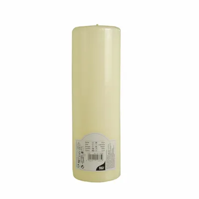 Produktbild von PAPSTAR Stumpenkerze "Ivory" Durchmesser: 80 mm elfenbein