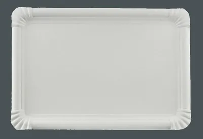 Produktbild von 125 Pappteller rechteckig, 24 x 34cm