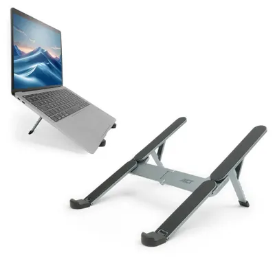 Zdjęcie produktu dla ACT AC8122, Podstawka na notebooka, Ciemny Szary, Aluminium, 39,6 cm (15.6"), 181 mm, 250 mm