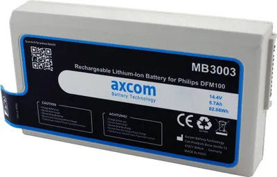 Produktbild von Li-Ion Akku für Philips Efficia DFM100 Defibrillator - 14,8V/5,7Ah
