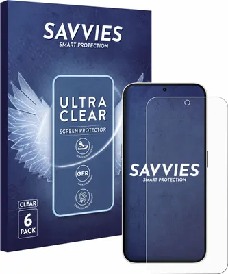 Produktbild von 6x Für Nothing Phone (2a) Schutzfolie Savvies Displayschutz Display Schutz Folie Klar Transparent