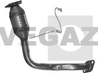 Produktbild von VEGAZ Katalysator Kat für FIAT BRAVO I (182) Euro 3 FTK-969