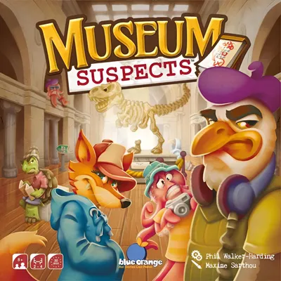 Produktbild von BLOD1006 - Museum Suspects, Brettspiel, für 2-4 Spieler, ab 8 Jahren (DE-Ausgabe)