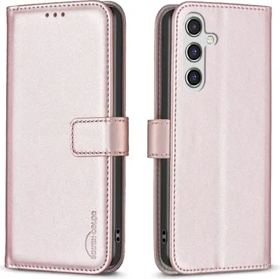 Produktbild von Samsung Galaxy S25 FE Hülle - BINFEN Klapphülle - Roségold
