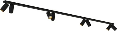 Produktbild von Spot Lampe Metall verstellbar Schwarz GU10 länglich Modern Strahler