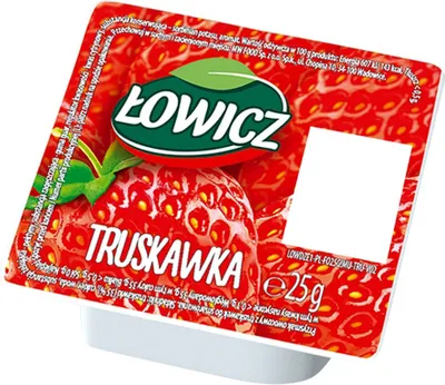 Produktbild von Erdbeerkonfitüre Monoporation 25g - Łowicz