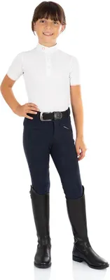 Produktbild von Equestro Kasumi Kinderreithose Schwarz 11 Years Jungen,Mädchen Schwarz 11 Years