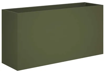 Obrázok produktu pre vidaXL Záhradný kvetináč, olivovo zelený, 100 x 30 x 50 cm
