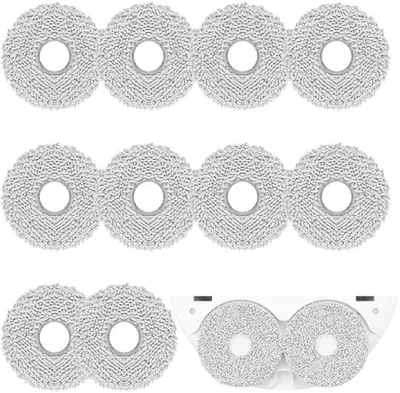 8 Stück Reinigungszubehör, Ersatzteile für Roborock Q Revo, Tücher für Roborock, Zubehör für Roborock Qrevo, Wischpads für