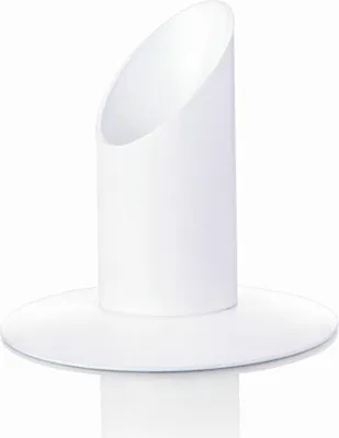 Produktbild von Metall Kerzenständer Riannon für Kerzen bis ca. ⌀3cm, weiß, 8,5cm