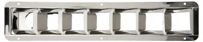Image de Cache pour grille d'aération marine en acier inoxydable 304, à 7 fentes, pour hottes aspirantes, climatiseurs et ventilateurs de cuisine