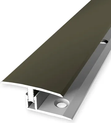 Produktbild von PROVISTON | Übergangsprofil | Laminatausgleich | Breite: 31.5 mm | Höhenausgleich: 7 - 12 mm | Länge: 1000 mm | Aluminiumprofil | Bronze | 1 Stück