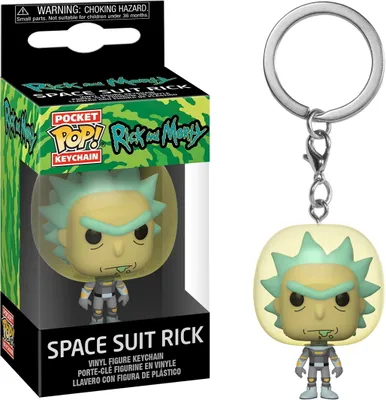 Produktbild von Rick and Morty - Space Suit Rick  - Schlüsselanhänger Funko Pocket POP! Keychain