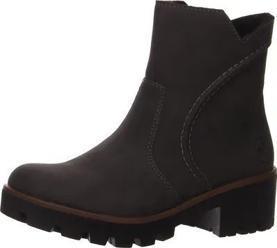 Produktbild von Rieker Damen Stiefelette Profilsohle Blockabsatz Warmfutter 79261, Größe:42 EU, Farbe:Grau
