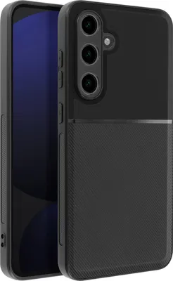 Produktbild von Avizar, Stoßfeste Schutzhülle für Samsung Galaxy S24 FE mit weichem Rand, Schwarz