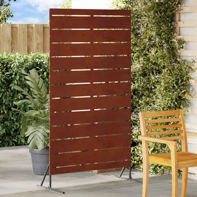 Obrázok produktu pre vidaXL Ochrana proti pohľadu Šedá 100 x 50 x 180 cm Odolná voči poveternostným vplyvom oceľ