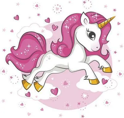 Produktbild von 20 Servietten Pink Heart Unicorn - Liebevolles Einhorn 33x33cm