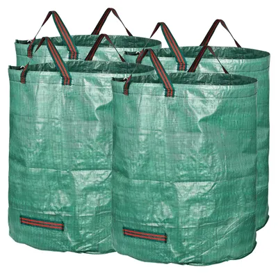 Produktbild von GardenMate 4 x Gartensäcke, 272 l, reißfest