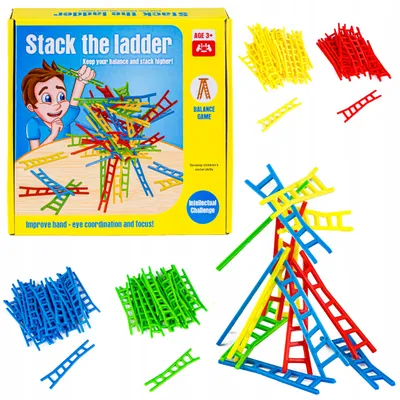 Produktbild von DK Stapelspiel Geschicklichkeitsspiel Leiter-Turm