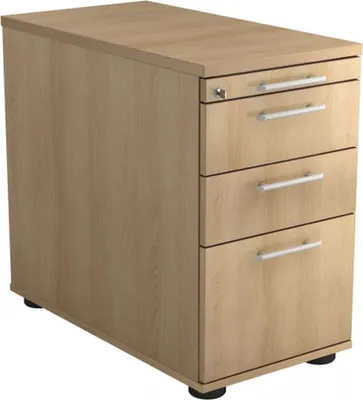 Produktbild von HAMMERBACHER Solid Standcontainer eiche 4 Auszüge 42,8 x 80,0 x 72,0 - 76,0 cm