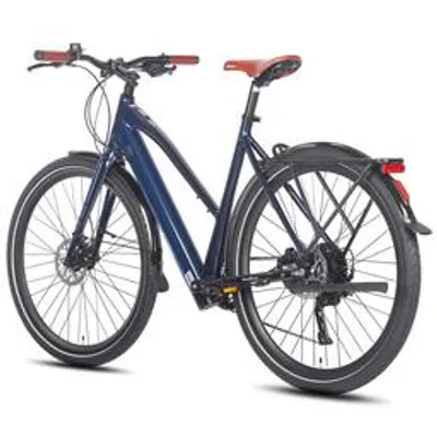 Image de E-Bike F700W 36V10Ah batterie 25 km/h SHIMANO 9 vitesses City E-Bike bleu