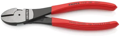 Produktbild von Kraftseitenschneider L.180mm pol.Form 0 Ku.-Überzug KNIPEX