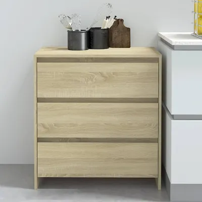 Zdjęcie produktu dla vidaXL Kredens dąb sonoma 70x41x75 cm materiał drewnopochodny