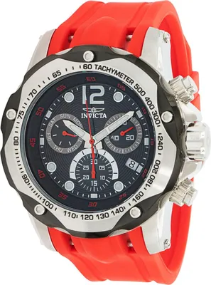 Zdjęcie produktu dla Invicta Speedway 33934 Zegarek Męski - Mechanizm Kwarcowy - Stal Nierdzewna z Czarną Tarcza - 51 mm