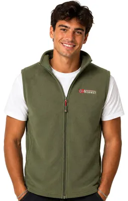 Produktbild von Geographical Norway Herren VUG Fleecejacke Olive Größe L WZ4425H/GN-KAKI