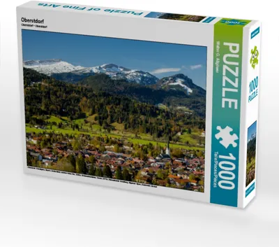Produktbild von CALVENDO Puzzle Oberstdorf | 1000 Teile Lege-Größe 64x48cm Foto-Puzzle für glückliche Stunden