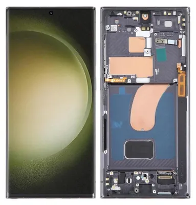 Obrázok produktu pre LCD displej a dotykové sklo, náhradný displej pre Samsung Galaxy S23 Ultra S918 S918 OLED rám, náhradné diely pre smartfón