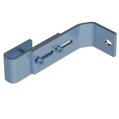 Immagine prodotto di Supporto a muro regolabile Zarges 150-190 mm in acciaio inossidabile
