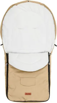 Produktbild von SENSILLO Fusack Kinderwagen Winter Fusack Buggy - 95x40cm - Cappuccino