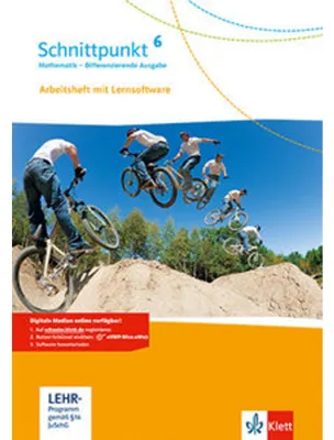 Produktbild von Schnittpunkt Mathematik 6. Differenzierende Ausgabe. Arbeitsheft mit Lösungsheft und Lernsoftware Klasse 6