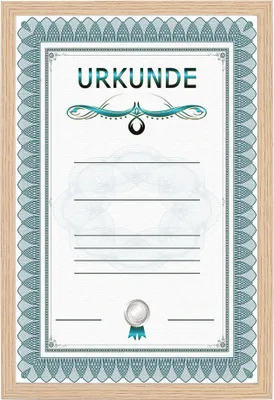 Produktbild von Holz Dokument Bilderrahmen Urkunde Diplom Foto Rahmen Plexi S111 Poster - Farbe: Eiche | Format: 21x29,7 A4