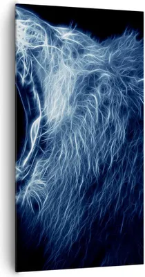 Produktbild von Bild auf Leinwand - Leinwandbild - Abstraktion Tier - 65x120cm - Wand Bild - Wanddeko - Wandbilder - Leinwanddruck - Bilder - Kunstdruck - Wanddekoration - Leinwand bilder - Wandkunst - PA65x120-3797