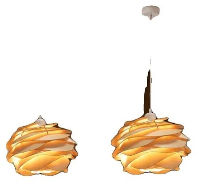 Imagen del producto de Lámpara colgante, con cable de suspensión ajustable, diseño de madera, juego de 3 unidades, sin bombilla incluida