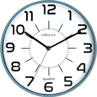 Produktbild von UNiLUX Wanduhr/Quarzuhr "POP" Durchmesser: 300 mm weiß