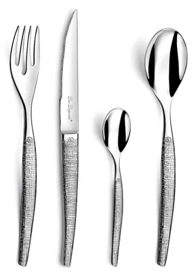 Steakmesserset 6-tlg. Edelstahl schwarzer Griff 27,5x20x3 cm