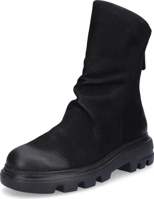 A black boot is shown against a white background.