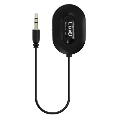 Immagine prodotto di Adattatore per jack da 3,5 mm per ricevitore audio Bluetooth 4.1, LinQ - Nero