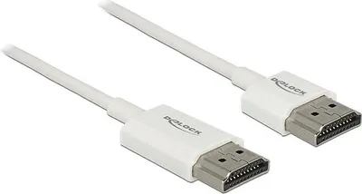Zdjęcie produktu dla DeLOCK 85138, 3 m, HDMI Typu A (Standard), HDMI Typu A (Standard), 3840 x 2160 px, Kompatybilność 3D, Biały