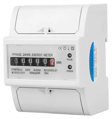 DIN-Schienen-Stromzähler 220V 1-phasig 5(30)A LCD