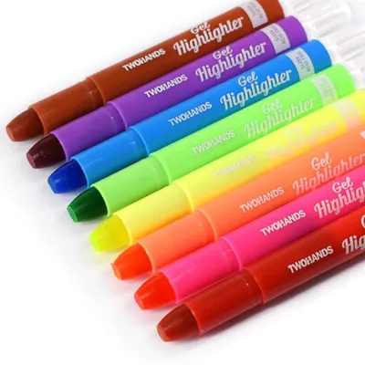 Immagine prodotto di Set di pennarelli fluorescenti in gel, 8 colori, multicolore