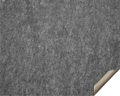 Image de SucceBuy sous-tapis antidérapant, 0,24 pouce d'épaisseur, 2,4 x 3 m, tapis antidérapant en double feutre, coussin de protection pour surfaces de 7-8 m², gris, sûr pour tous les sols
